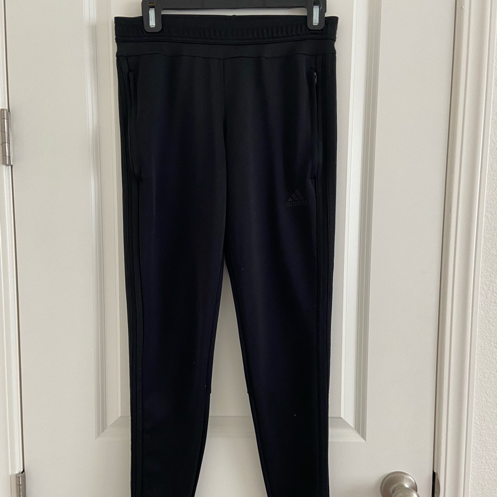 Black athletic joggers
